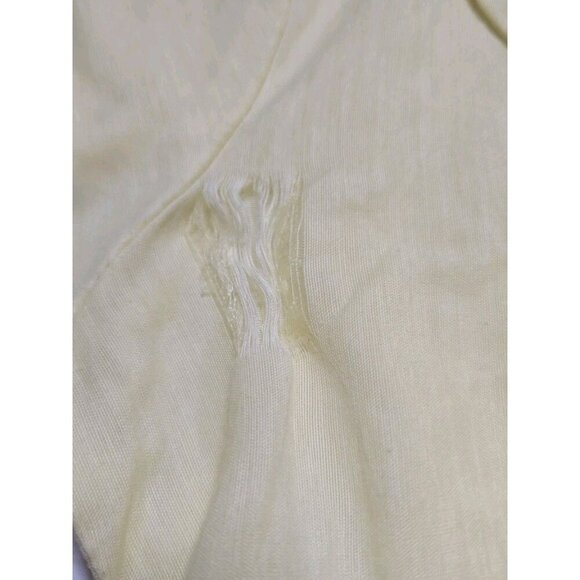 Vintage 1950s Baby Dress Yellow Little Girls Sailor Frock Button Pleated Ruffle - Picture 7 of 8